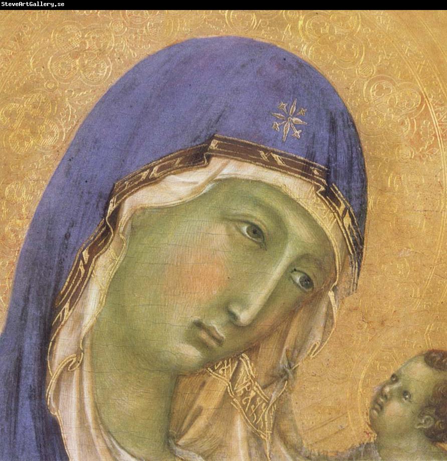 Duccio di Buoninsegna Detail of The Virgin Mary and angel predictor,Saint